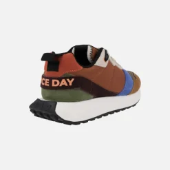 Deportivas retro Gioseppo Custer en combinado marrón