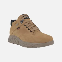 Deportivos abotinados para hombre en nobuck con membrana