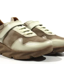 Deportivos combinados para mujer con velcro