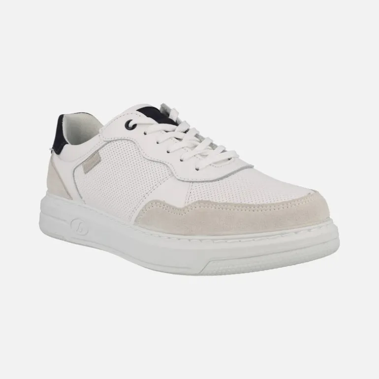 Deportivos confort en combinado blanco para hombre
