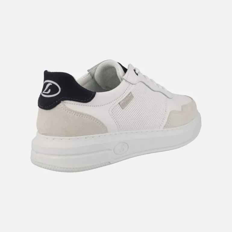 Deportivos confort en combinado blanco para hombre