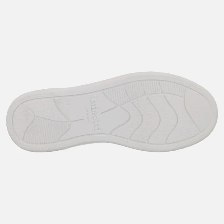 Deportivos confort en combinado blanco para hombre