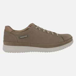 Deportivos de hombre con cordones en nobuck Taupe