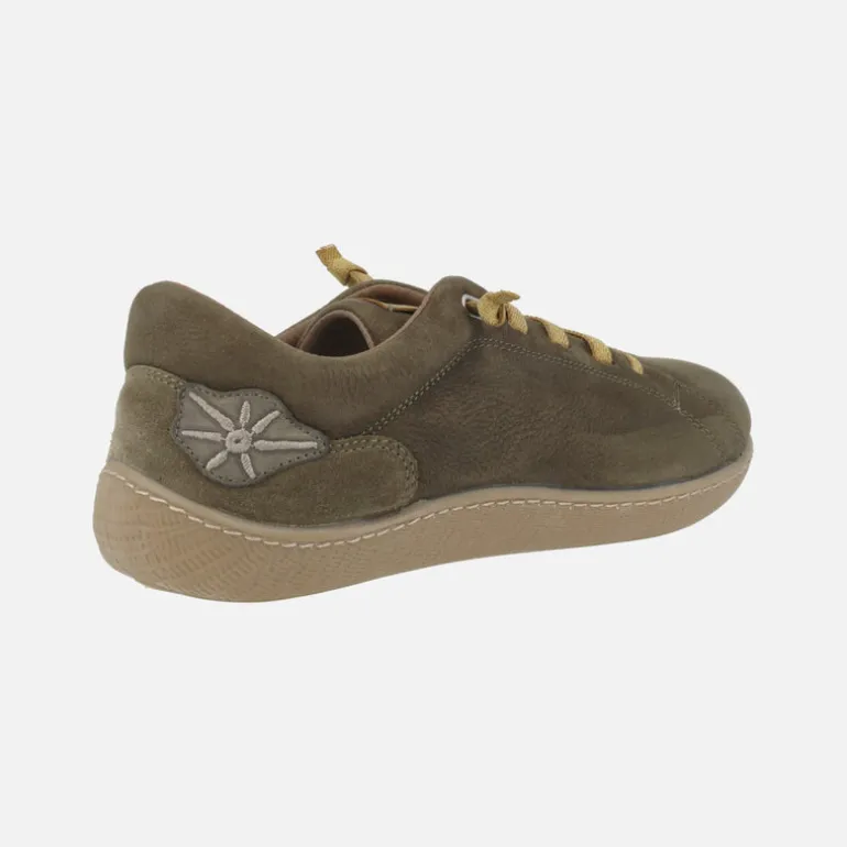 Deportivos de piel con cordones elásticos Oki 014