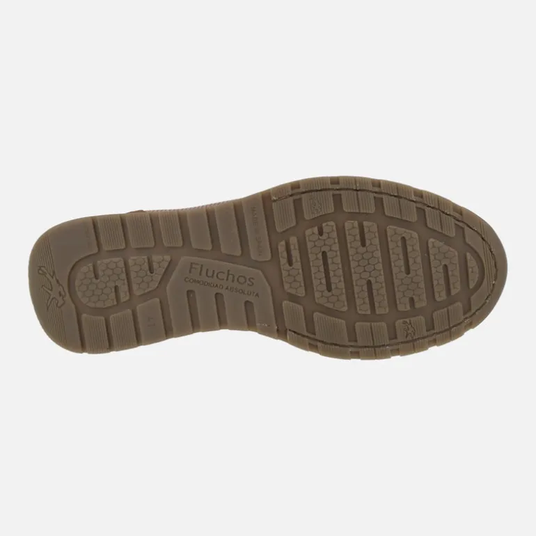 Deportivos de piel con cordones y cremallera Louis