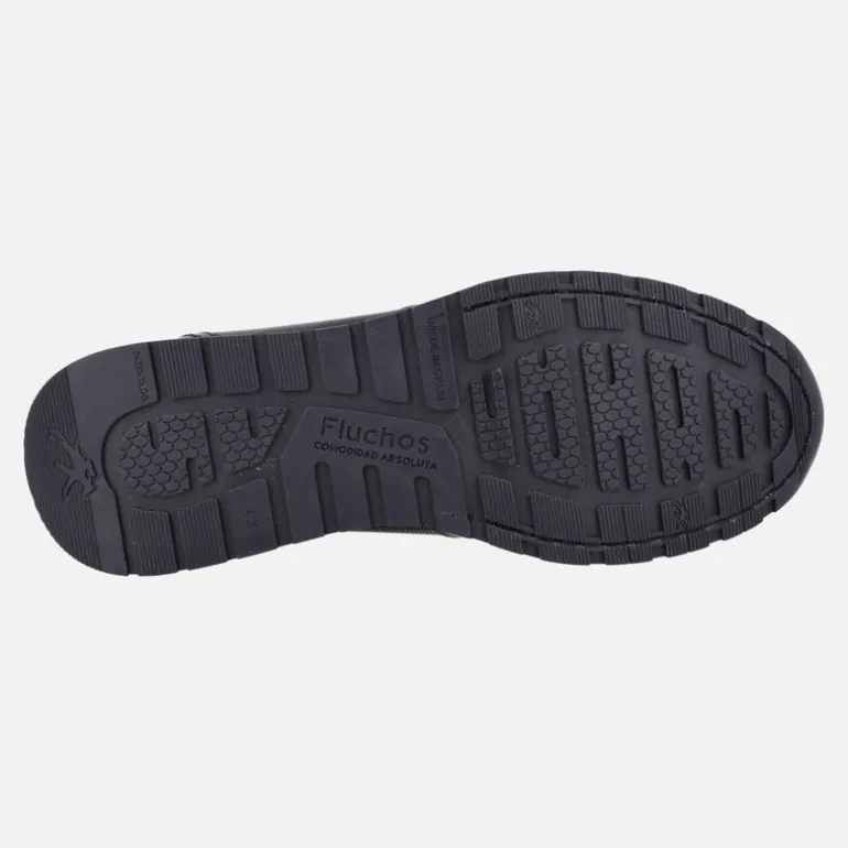 Deportivos de piel para hombre con cordones y cremallera lateral