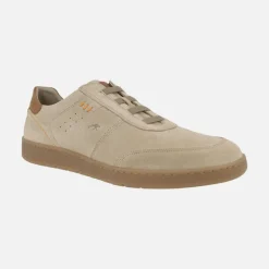 DEPORTIVOS PARA HOMBRE EN SERRAJE BEIGE CON CORDONES ELÁSTICOS