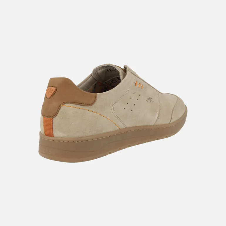DEPORTIVOS PARA HOMBRE EN SERRAJE BEIGE CON CORDONES ELÁSTICOS