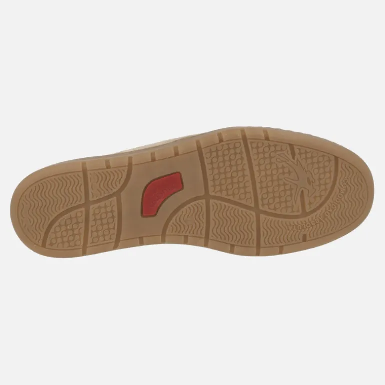 DEPORTIVOS PARA HOMBRE EN SERRAJE BEIGE CON CORDONES ELÁSTICOS