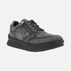 Deportivos Waterproof en serraje con cordones y cremallera