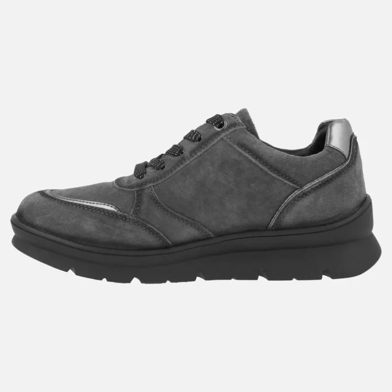 Deportivos Waterproof en serraje con cordones y cremallera