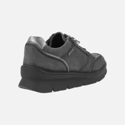 Deportivos Waterproof en serraje con cordones y cremallera