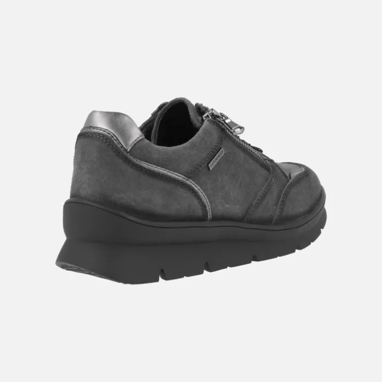 Deportivos Waterproof en serraje con cordones y cremallera