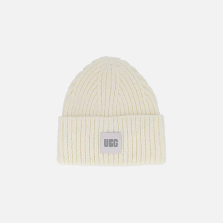 Gorros de punto UGG Chunky Rib Beanie W Logo