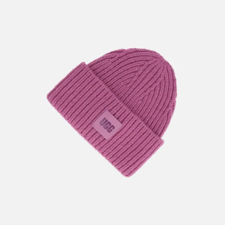 Gorros de punto UGG Chunky Rib Beanie W Logo