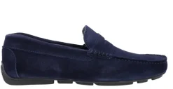 Kiowas con antifaz en serraje azul marino para hombre