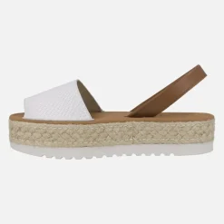 Menorquinas blancas de piel grabada Saona Snake