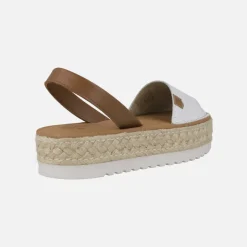 Menorquinas blancas de piel grabada Saona Snake