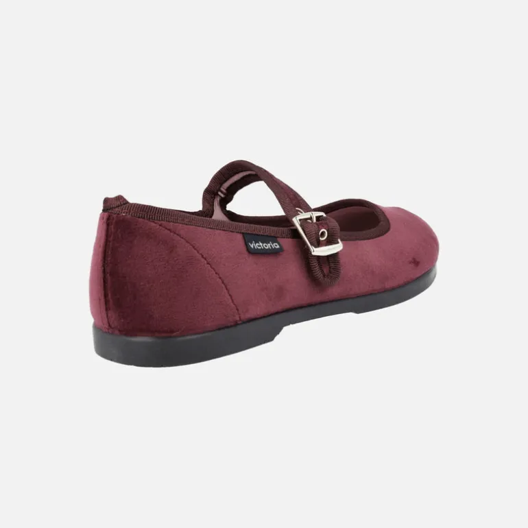 Merceditas de terciopelo para mujer Gong-Fu de Victoria