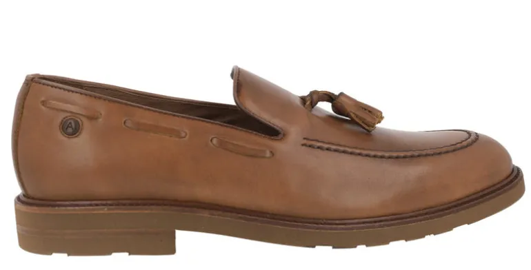 Mocasines Aeroplane en piel cuero con borlas