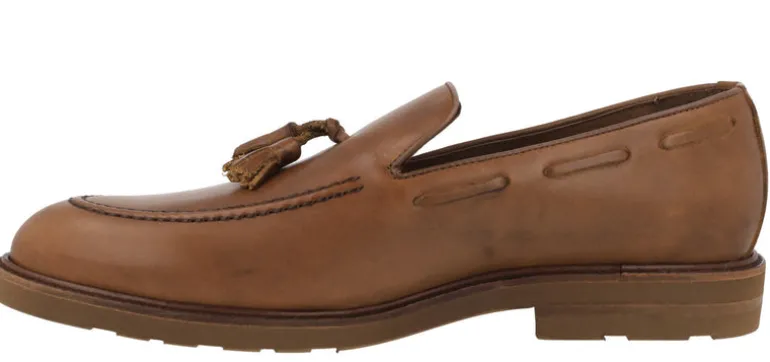 Mocasines Aeroplane en piel cuero con borlas