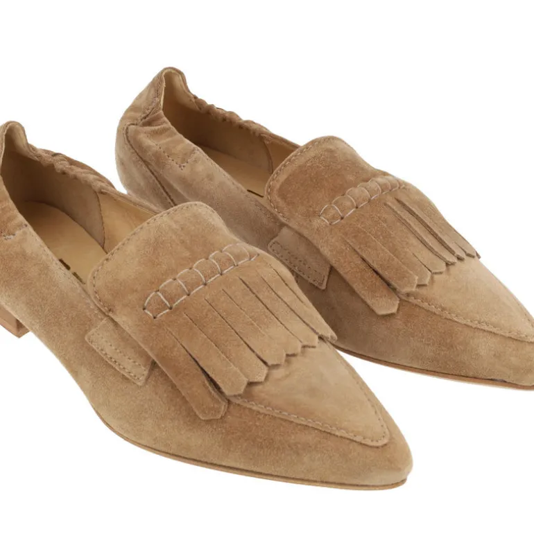 Mocasines Alpe Niza con copete de flecos
