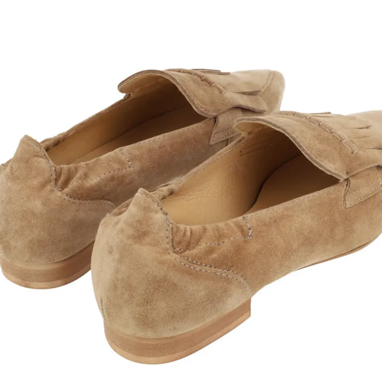 Mocasines Alpe Niza con copete de flecos