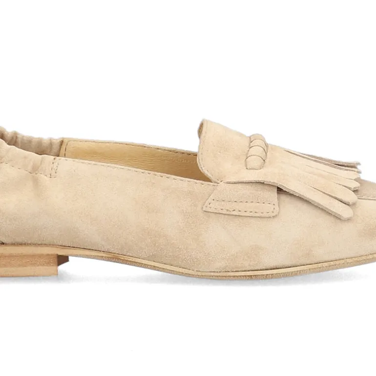 Mocasines Alpe Niza con copete de flecos
