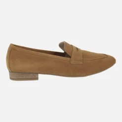 Mocasines Baza de corte clásico en Ante Cuero