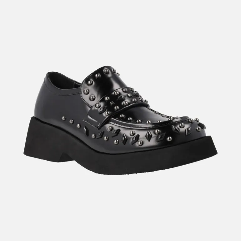 Mocasines Brad con detalle de remaches y suela volumen