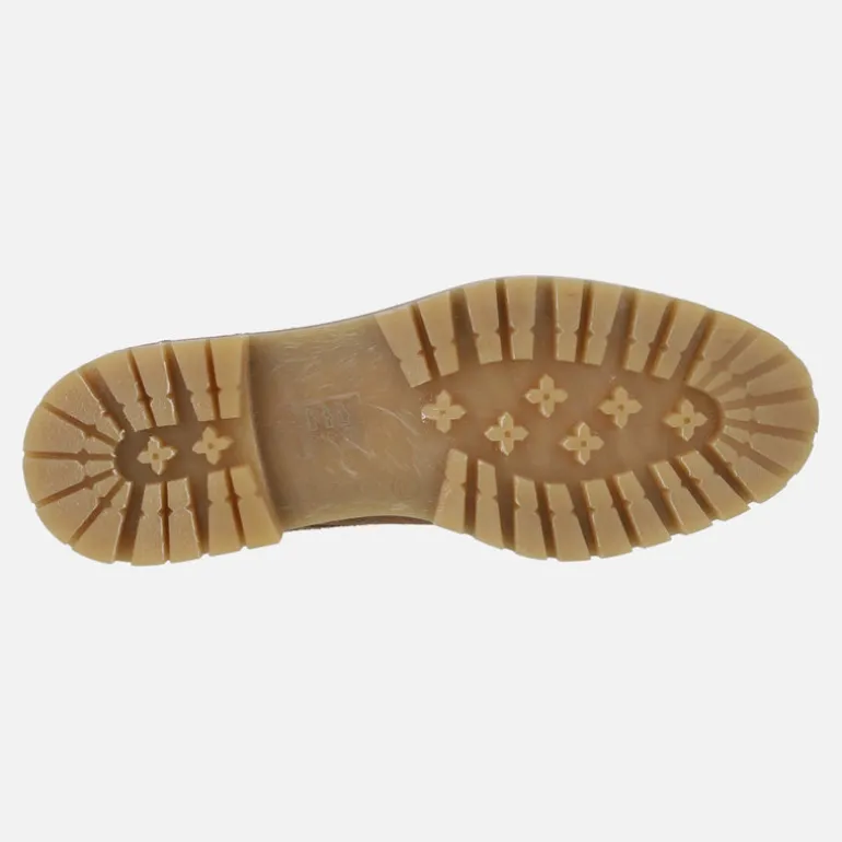 Mocasines Cataleya en piel serraje con adorno de hebilla