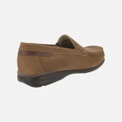 Mocasines clásicos de nobuck marrón para hombre Orion