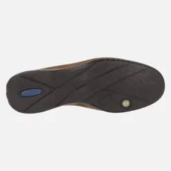 Mocasines clásicos de nobuck marrón para hombre Orion