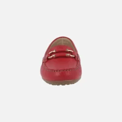 Mocasines clásicos de piel Bruni con adorno metálico