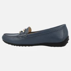Mocasines clásicos de piel Bruni con adorno metálico