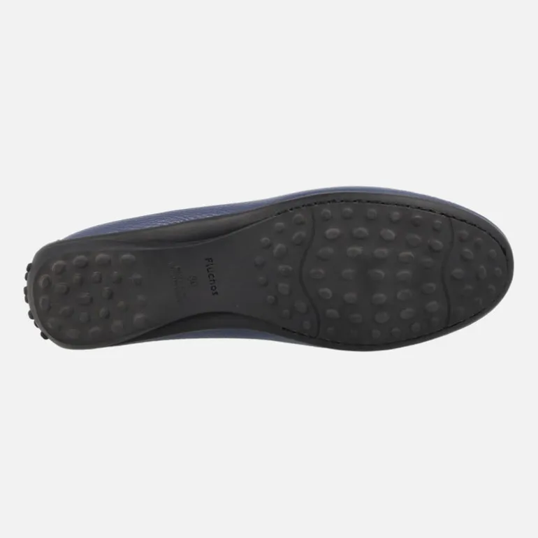Mocasines clásicos de piel Bruni con adorno metálico
