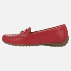 Mocasines clásicos de piel Bruni con adorno metálico