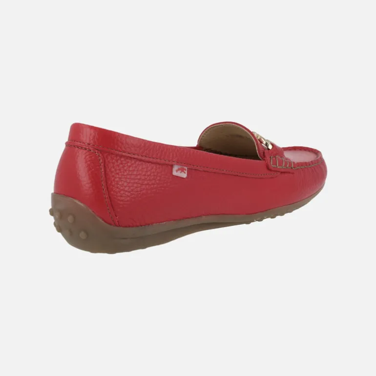 Mocasines clásicos de piel Bruni con adorno metálico
