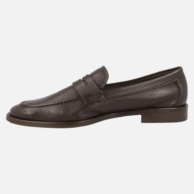 Mocasines con antifaz Casa Campo para hombre en piel ciervo