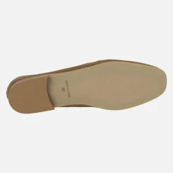 Mocasines con puntera cuadrada y antifaz