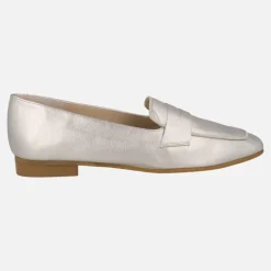Mocasines con puntera cuadrada y antifaz