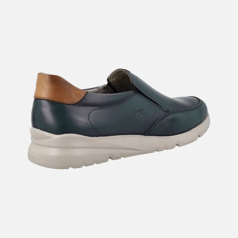 Mocasines confort Daryl en azul marino con elásticos laterales