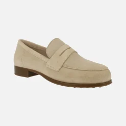 Mocasines de ante con adorno de antifaz
