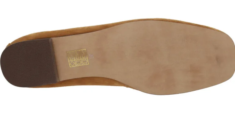 Mocasines de ante con adorno metálico para mujer Frida