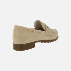 Mocasines de ante con adorno de antifaz