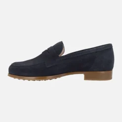 Mocasines de ante con adorno de antifaz