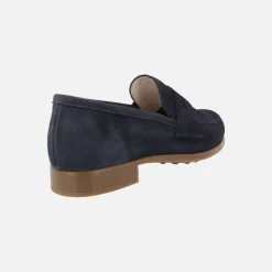 Mocasines de ante con adorno de antifaz