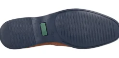 Mocasines de ante con elásticos y piso fino de goma