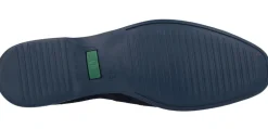 Mocasines de ante con elásticos y piso fino de goma
