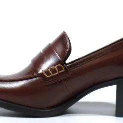 Mocasines de antifaz para mujer con tacones de 5 cms